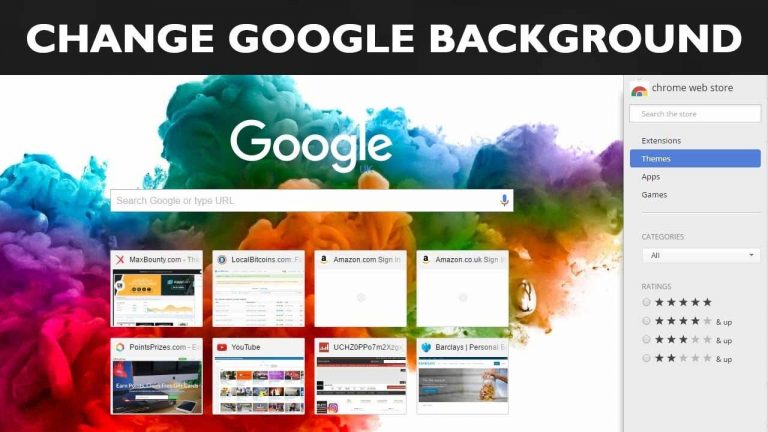 6 Steps to Change Google Chrome Background - Howto