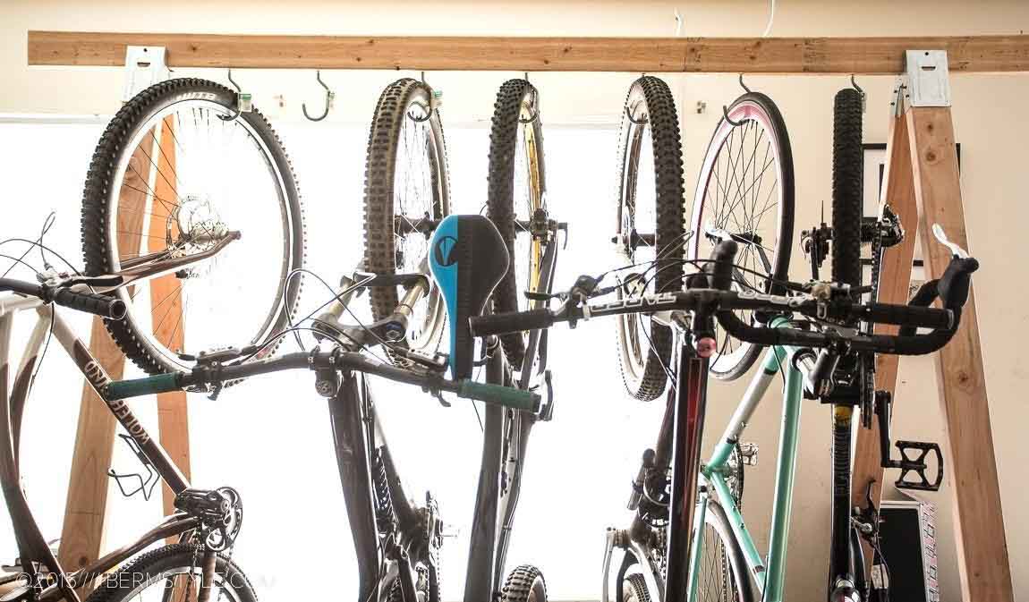 hang bike on ceiling