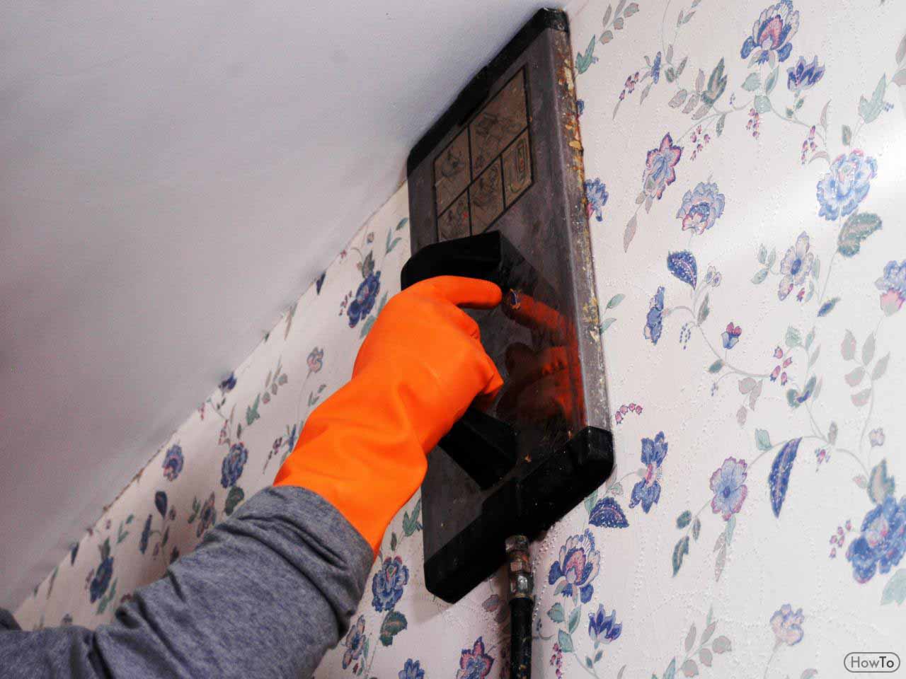 remove wallpaper from lath and plaster walls