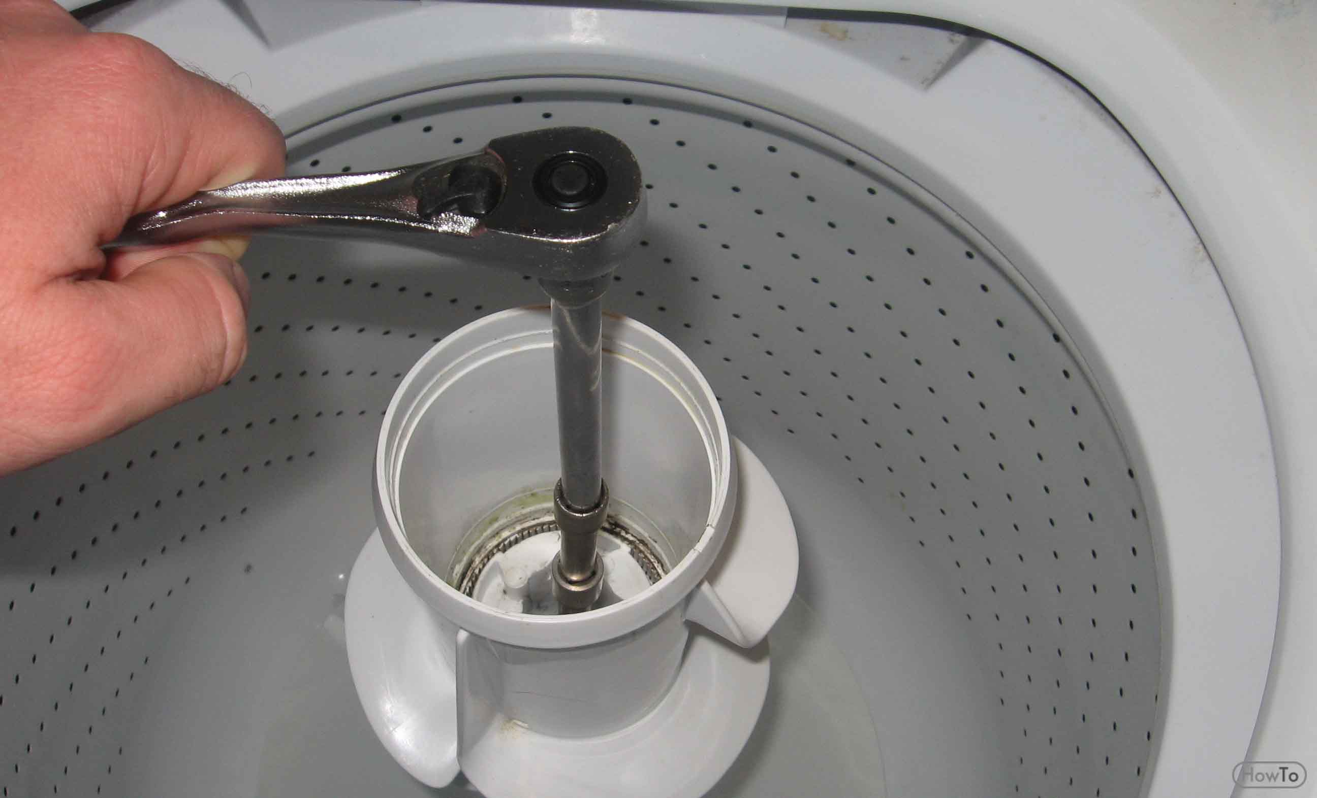 bush removal from washing machine drum