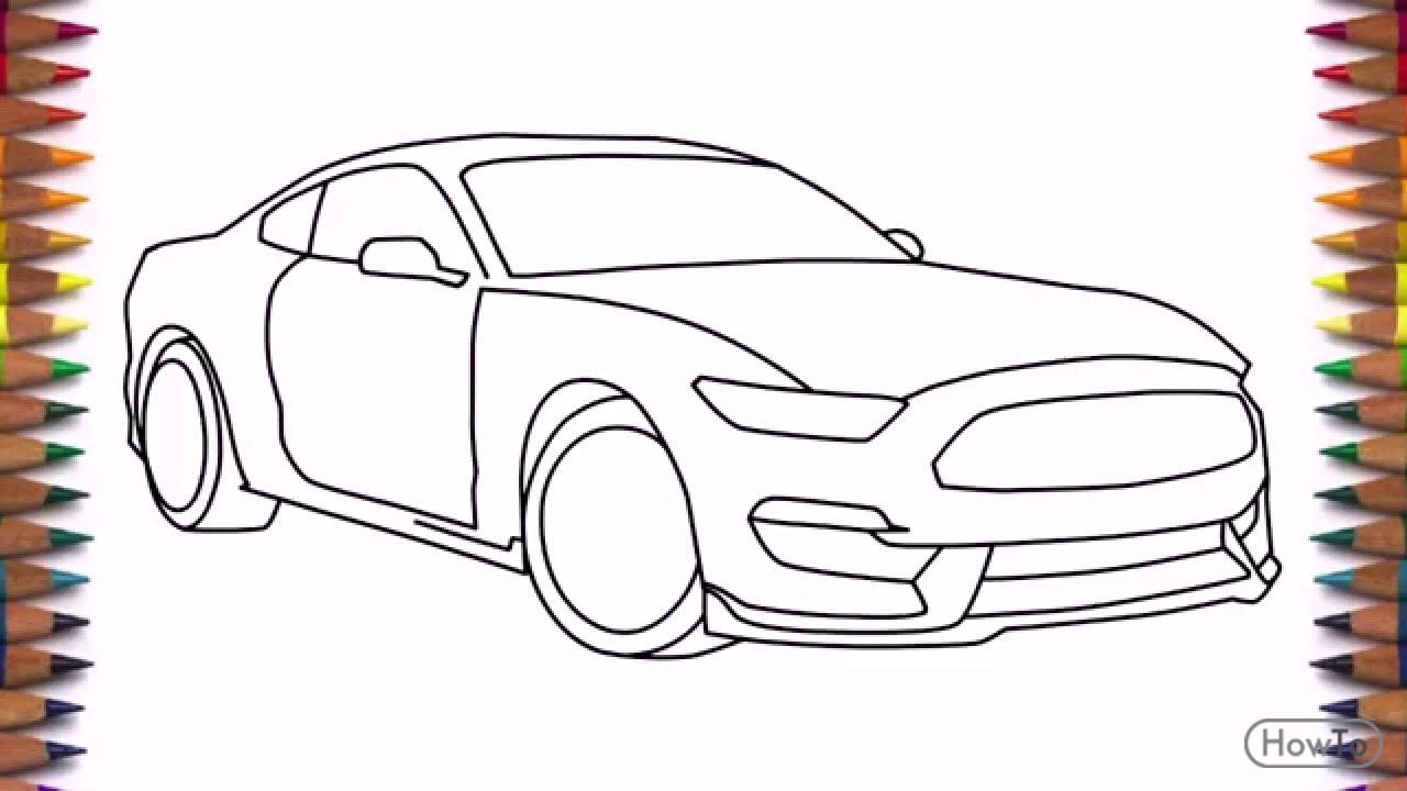 5 Simple Steps on How to Draw a Mustang Easy to Do it Howto