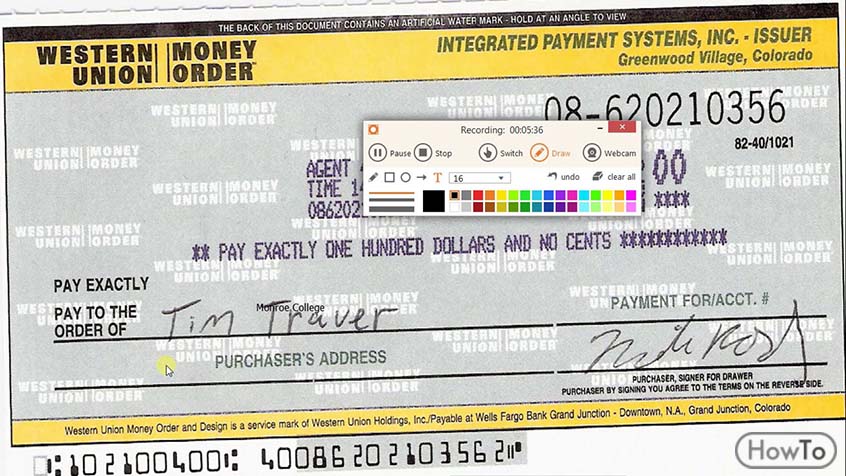 How To Fill Out A Western Union Money Order In 5 Steps Howto