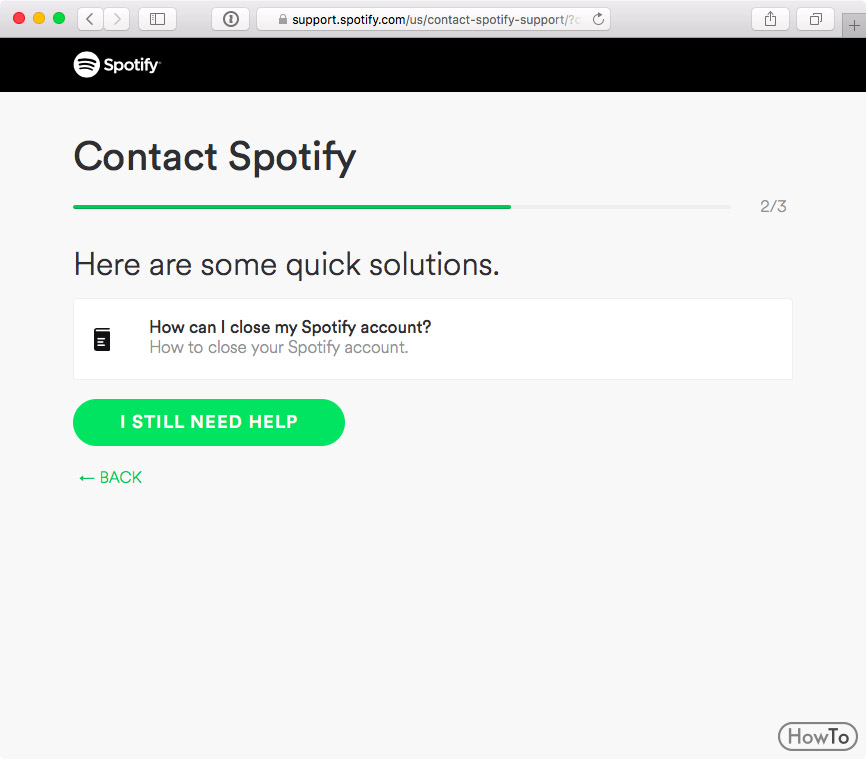 how to delete spotify account through facebook