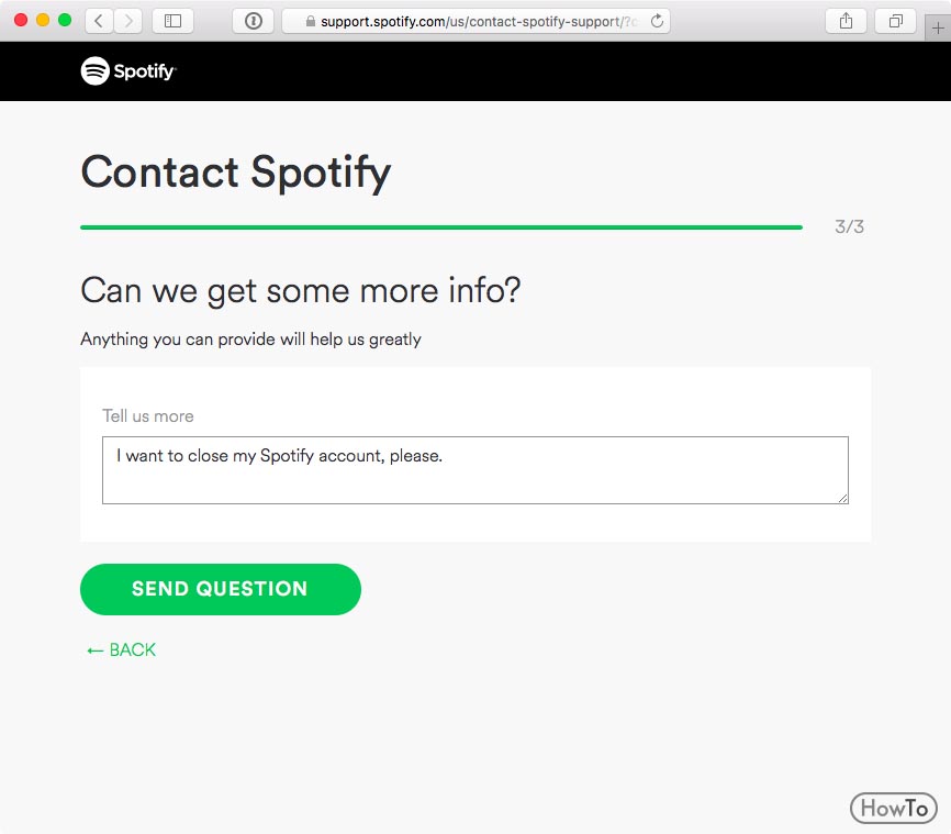 how to delete spotify account pc