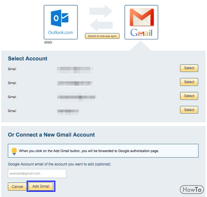 How to Sync Gmail with Outlook 5 Steps to Receiving Emails Howto