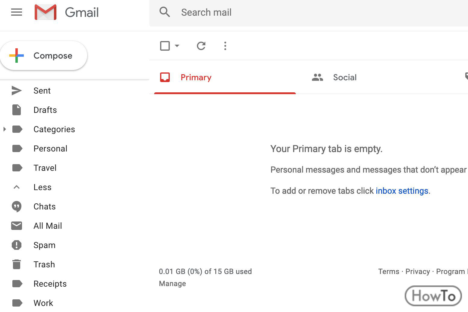 where does my archived mail go for gmail