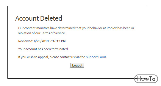 Roblox Account Setting Page