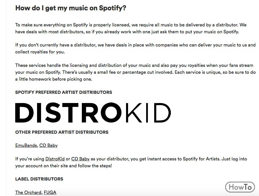 How to create a Spotify Artist Account 4 Steps to Setting Spotify - Howto