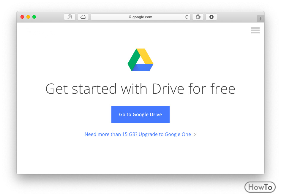 how to upload to google drive mac