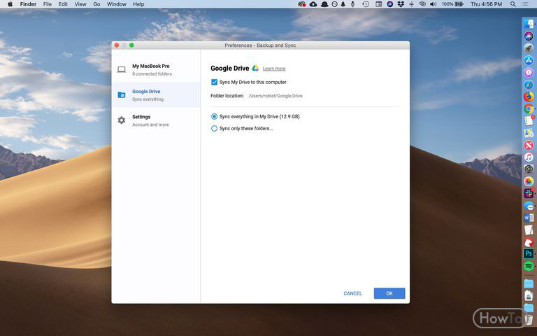 How to Add Google Drive to Finder 9 Steps to add on Mac- Howto