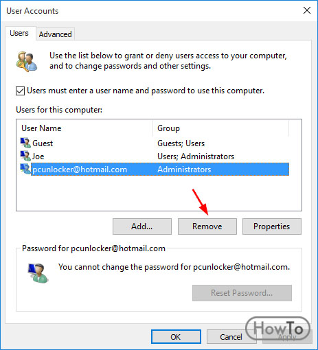 How to delete microsoft account different ways howto
