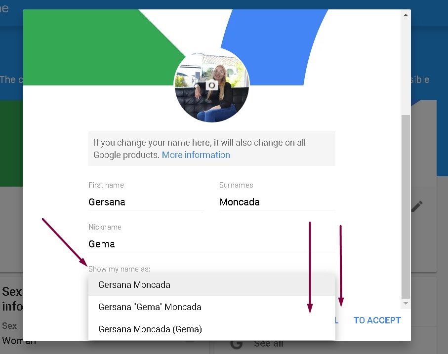 How to change Google Account Name - Howto