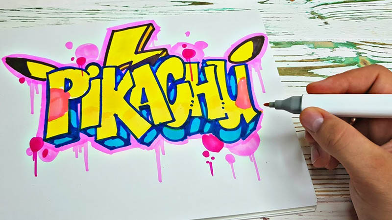 How to Draw Graffiti Letters for Beginners Guide - Howto