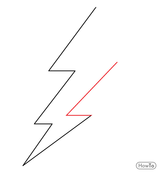 How To Draw Lightning Bolt