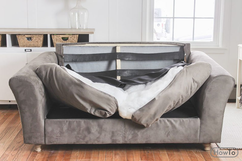 fix sagging sofa bed with plywood