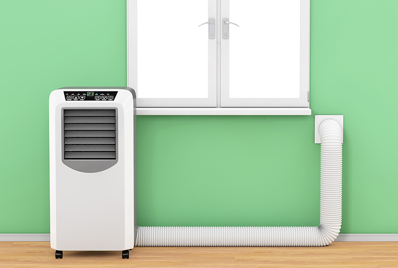 How to Vent a Portable Air Conditioner without a Window - Howto - How To Vent A Portable Air Conditioner Without A Window